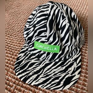 Coachella Zebra Print Cap